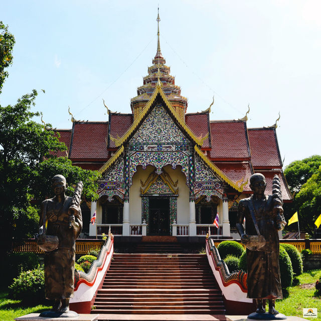 วัดพระพุทธบาทตากผ้า  จ.ลำพูน