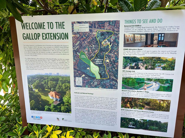 Singapore Botanic Gardens Gallop Extension