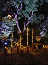 有名ホテルの庭園で絶景体験☺️✨高輪廿六夜✨竹あかり
