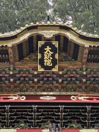 Golden Intricate Temple in Nikko