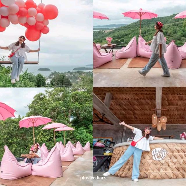 คาเฟ่บอลลูน วิวทะเลภูเก็ต sunset สวยมาก