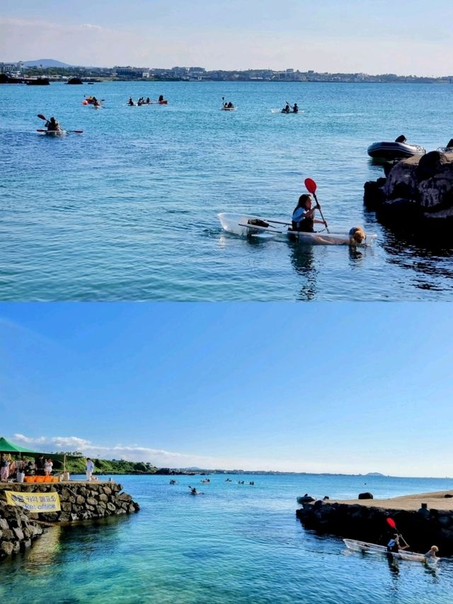 🇰🇷 Kayaking at Handam Beach Jeju