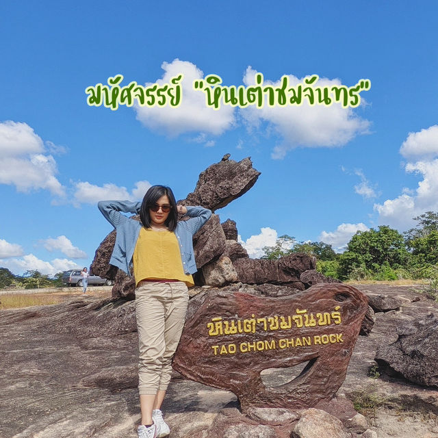หินเต่าชมจันทร์ - ป่าดงนาทาม อุทยานแห่งชาติผาแต้ม