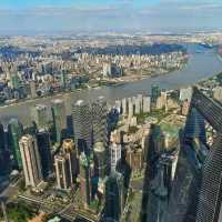 Shanghai from the clouds
