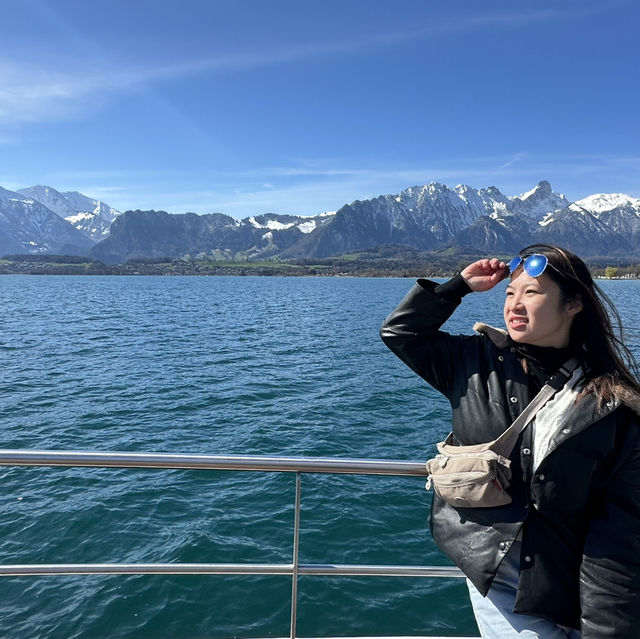 Free amazing cruising at lake Thun