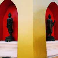 泰國曼谷湄南河畔皇家古跡寺廟景點:Wat Wiset Kan，適合拍照📸打卡