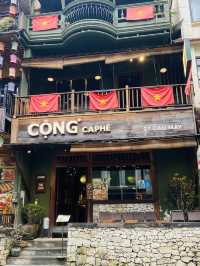 💯 hot coconut coffee in winter ❄️ Sapa 