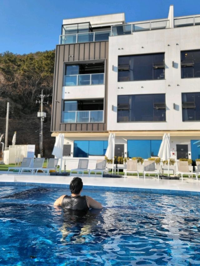 노을지는 순간까지 완벽히 예쁜 여수 풀빌라
