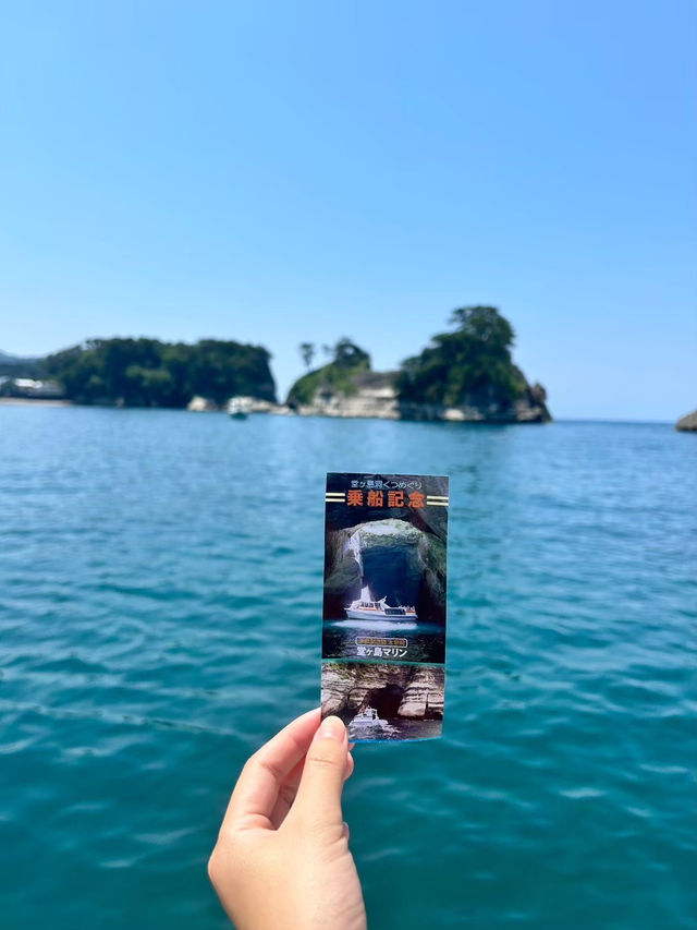 【堂ヶ島】自然が生んだ奇跡「青の洞窟」💎