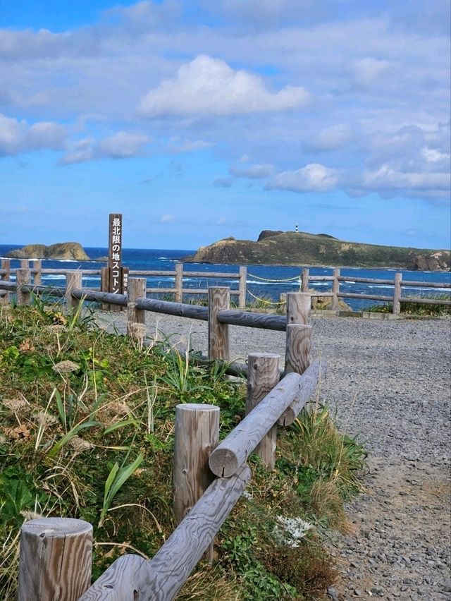 【礼文島最北端の岬】