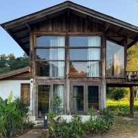 ”เนินแจ่มใส“ ที่พักกลางหุบเขาสุดชิล #เชียงใหม่ 🏠🍃