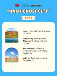 Hami Ghost City itinerary 