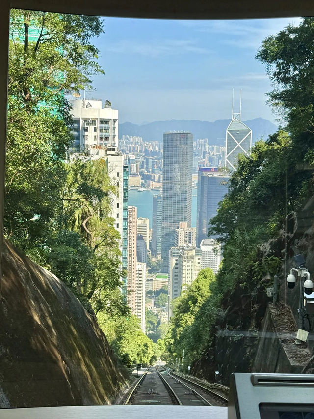 A Scenic Ascent on the Victoria Peak Cable Car