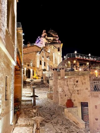 Wander around Ortahisar, a peaceful town in Cappadocia