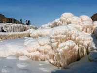 Frozen Fury: The Winter Magic of Hukou Waterfall