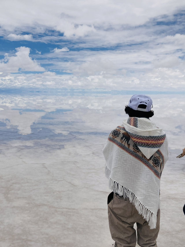 Paisaje magnífico, Salar de Uyuni. 夢の景色、ウユニ塩湖
