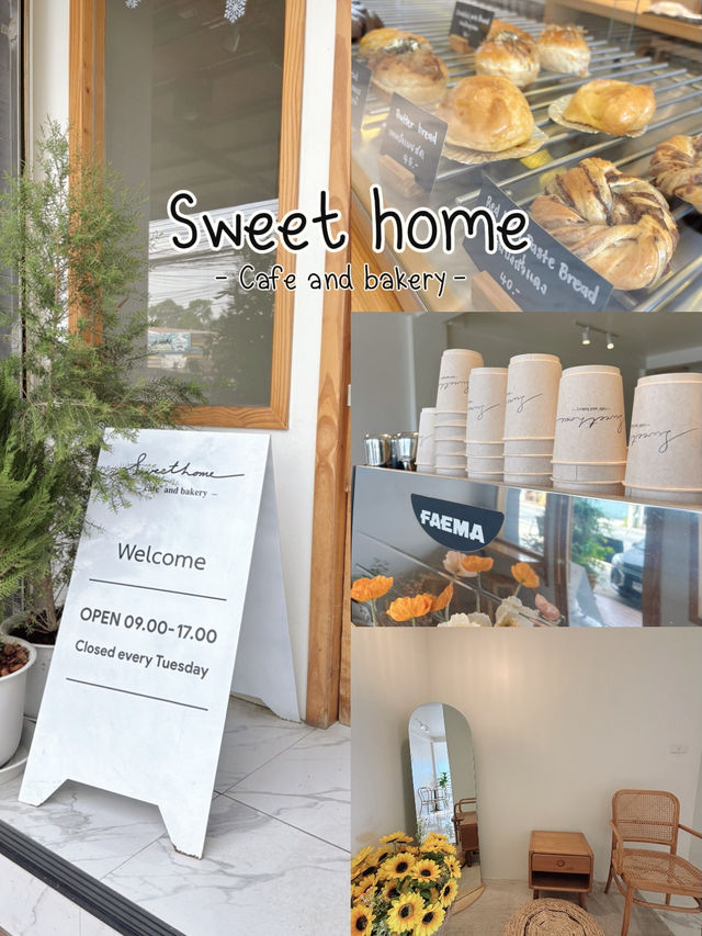 Sweethome Cafe & Bekery ร้านดีๆใกล้วัดหลวงพ่อโสธร