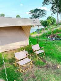 คาเฟ่สายแคมป์ปิ้ง 🏕 Log 'n Talk Cafe