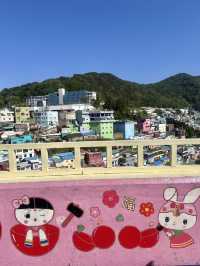 韓国🇰🇷釜山　甘川文化村にある12支占いガチャ♡