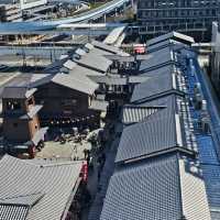 東京千客萬來有個免費嘅足浴