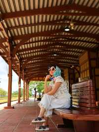 สถานีรถไฟกันตัง ที่เที่ยว ถ่ายรูปสไตล์วินเทจ