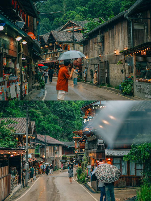 แม่กำปองในฤดูฝน ชุ่มฉ่ำหัวใจสุดๆ 💚🌧️