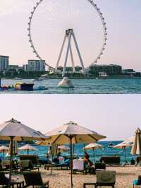 두바이 Ain Dubai & JBR 해변 중심 여행 일정 (1일 완성)  : 대관람차와 감성 해변을 하루에 