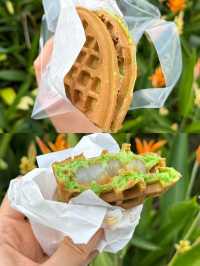 Peanut Butter Mochi Waffle?! My New Favourite Cheap Snack at AMK