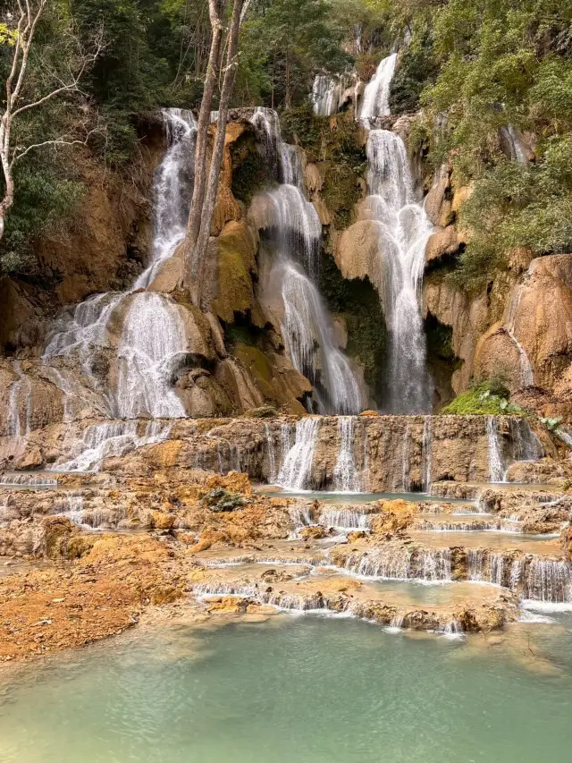 Kuang Si Waterfall in Luang Prabang, Laos