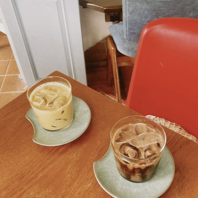 Deep Green Coffee and Matcha