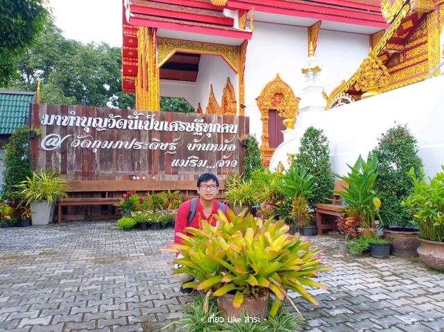 แวะเติมบุญเติมใจ..กลางวัดไม้ล้านนา สวยจนอยากบอกต่อ