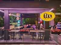 A late night supper with a nice company
