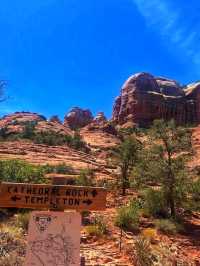 ⛰️✨ Cathedral Rock Trailhead – Sedona’s Iconic Red Rock Climb