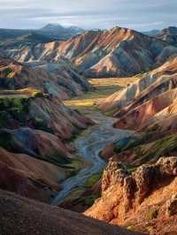 “The Painted Mountains of Fire and Steam”