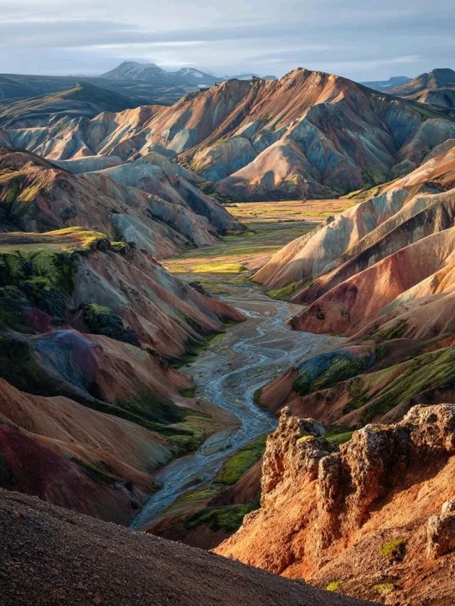 “The Painted Mountains of Fire and Steam” “The Painted Mountains of Fire and Steam”