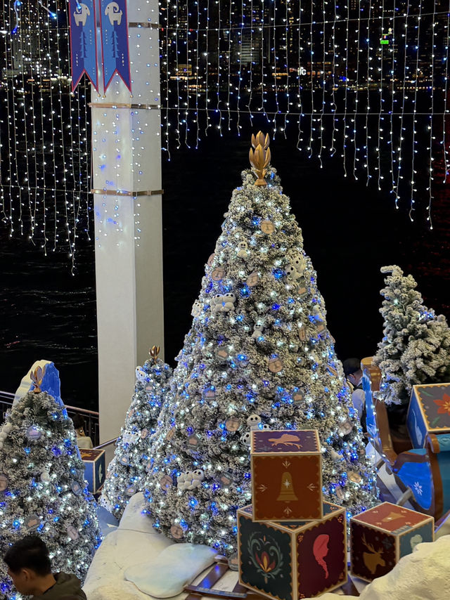 在維港的迪士尼聖誕🎄
