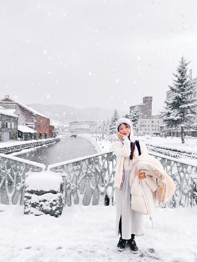 홋카이도 오타루의 겨울