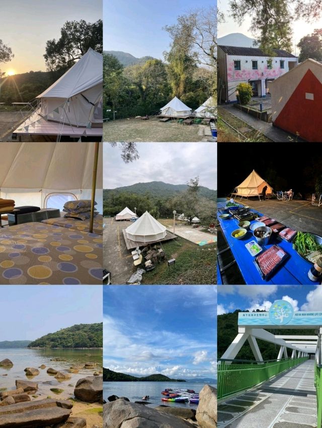 逃離城市！入住西貢圓帳營⛺️蟲鳴鳥叫伴我入眠✨