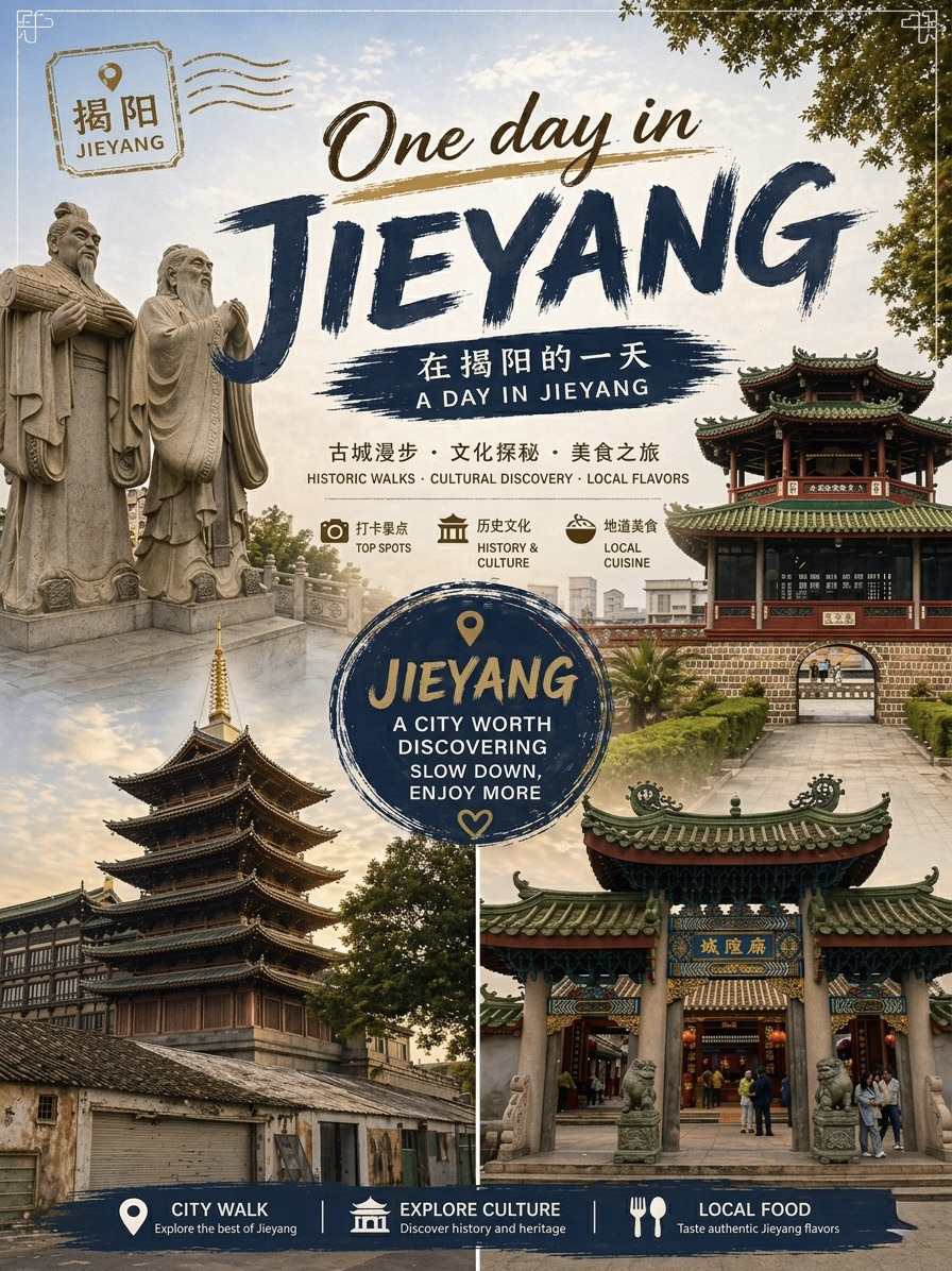 Perjalanan satu hari ke Jieyang