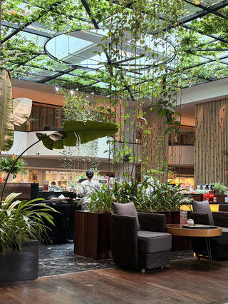 Cocktails Beneath the Giant Dragonfly