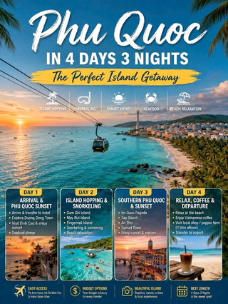 🇻🇳🏝️Phu Quoc in 4 Days 3 Nights: The Perfect Island Getaway