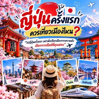 🇯🇵 For your first time in Japan, which city should you visit?