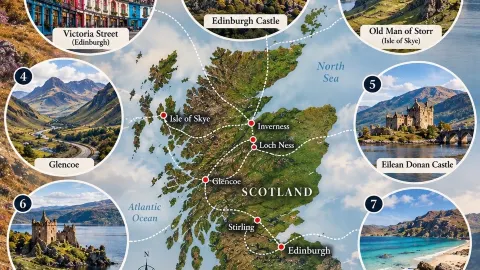 🏴󠁧󠁢󠁳󠁣󠁴󠁿 Scotland — Land of Castles, Mountains, and My — traveler post in Kyle