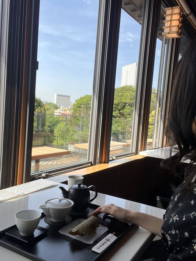 東京【赤坂見附】老舗和菓子店とらやのカフェ