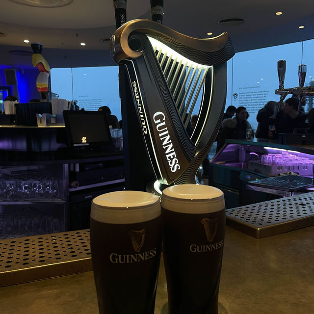 Visiting the Guinness factory in Dublin City 