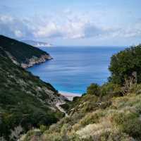 The Blue Wonders of Myrtos Beach