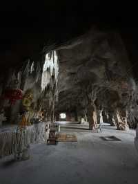 Surreal cave temple experience