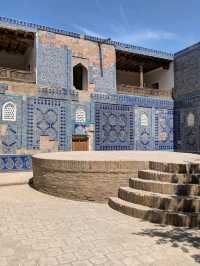 🏛️ Silk Walls and Royal Echoes – Toshhovli Palace, Khiva, Uzbekistan