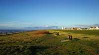 England's stunning beach, Crosby Beach in late autumn.