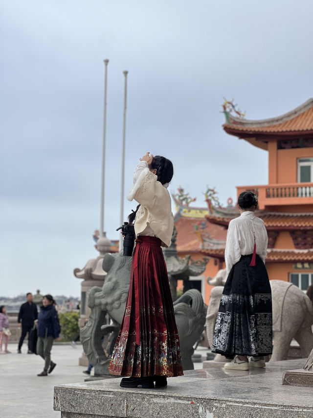 泉州｜絕美的海上寺廟洛伽寺！